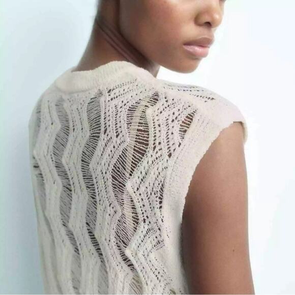 ZARA BLOGGER FAVORITE LONG KNIT TUNIC DRESS - Picture 10 of 14